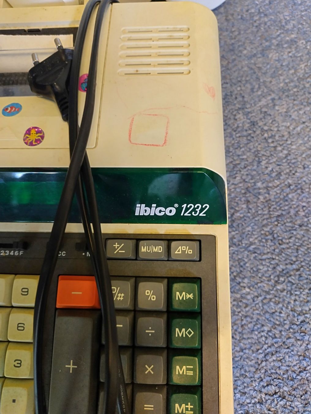Alle Maschinen: Rechnungsmaschine IBICO 1232 – Gebraucht aus Gümligen von  1