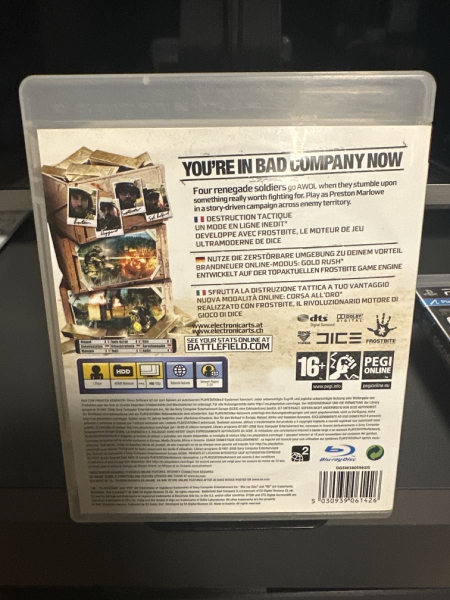 Sony Giochi: Battlefield Bad Company PS3 – Nuovo (secondo la descrizione) da Kreuzlingen venduto da Bes-GamingCollection 1