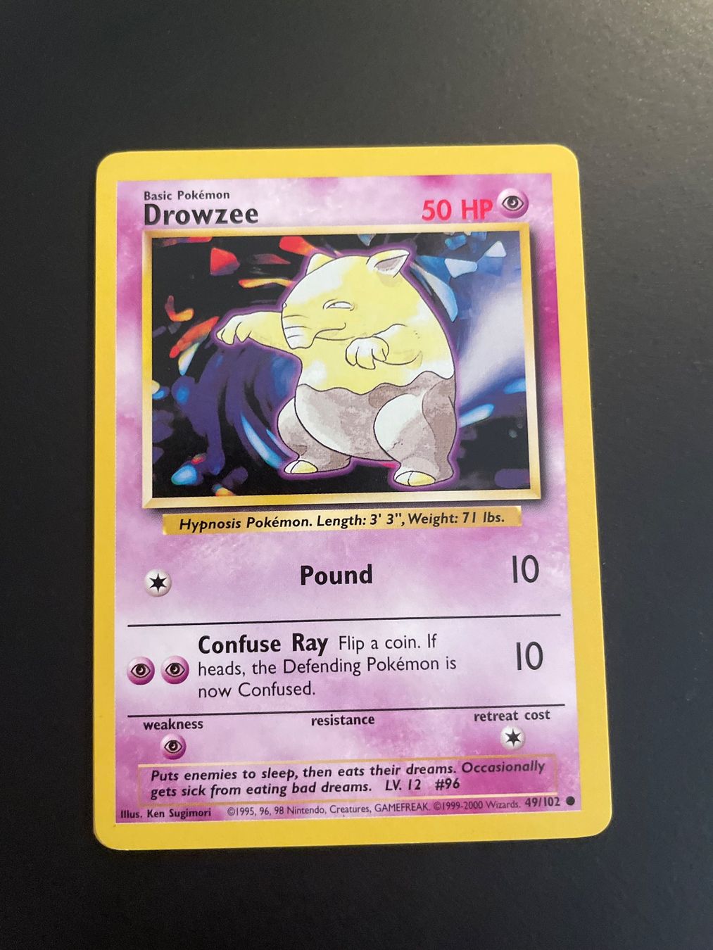 Pokémon Cartes à collectionner: Drowzee Base Set 49/102 – D'occasion à Zürich par pokemon_cards