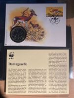 Senegal 1986 WWF Damagazelle Münzbrief 30 J. WWF