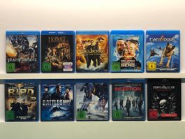 10 Stück -  Blu Ray Discs  (siehe Fotos)