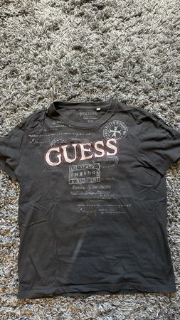 Guess T-Shirt Herren Grösse M schwarz