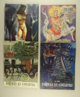 FORMES ET COULEURS, 4 HEFTE, 40/50ER JAHRE.