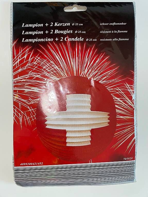 Lanterne: Fussball WM Schweizer Lampion – Nuovo e nell'imballaggio originale da Rüfenacht BE venduto da Edinas_shop