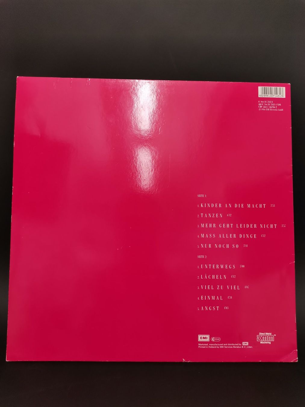Dischi in vinile: SCHALLPLATTE Vinyl Herbert Grönemeyer Sprünge – Usato da Schaffhausen venduto da Restwert_SH 1