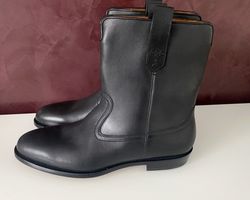 Bally Herren Stiefel Aus Schwarzem Leder Hodje EU 9E;US 10D