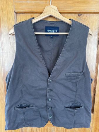 HACKETT London - Gilet/Weste, Grösse L (EU), ebony brown