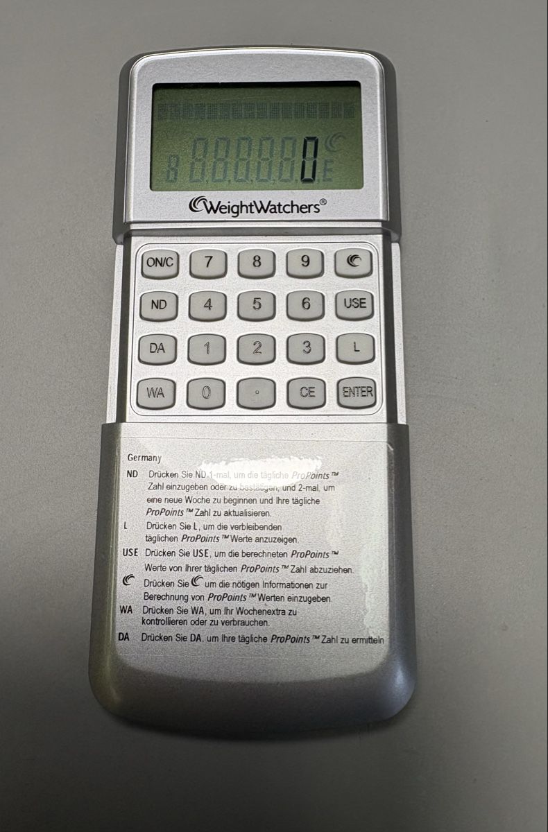Calcolatrici tascabili: Weight Watchers ProPoints Calculator / Punkte Rechner – Usato da Birrwil venduto da kae_9wv9