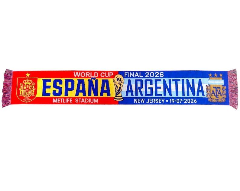 Foulards, Tücher & Schals: Schal WM Final Argentinien - Spanien – Gebraucht aus Pieterlen von reisekultur