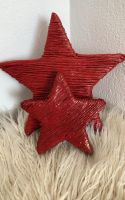 Grosse & kleine rote Deko Sterne
