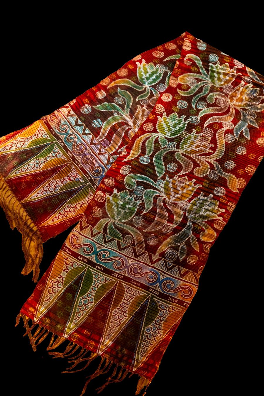 Tessuti: Batik Tulis auf strukturierter Seide – Nuovo (secondo la descrizione) da Romanshorn venduto da ras_b6lp 1