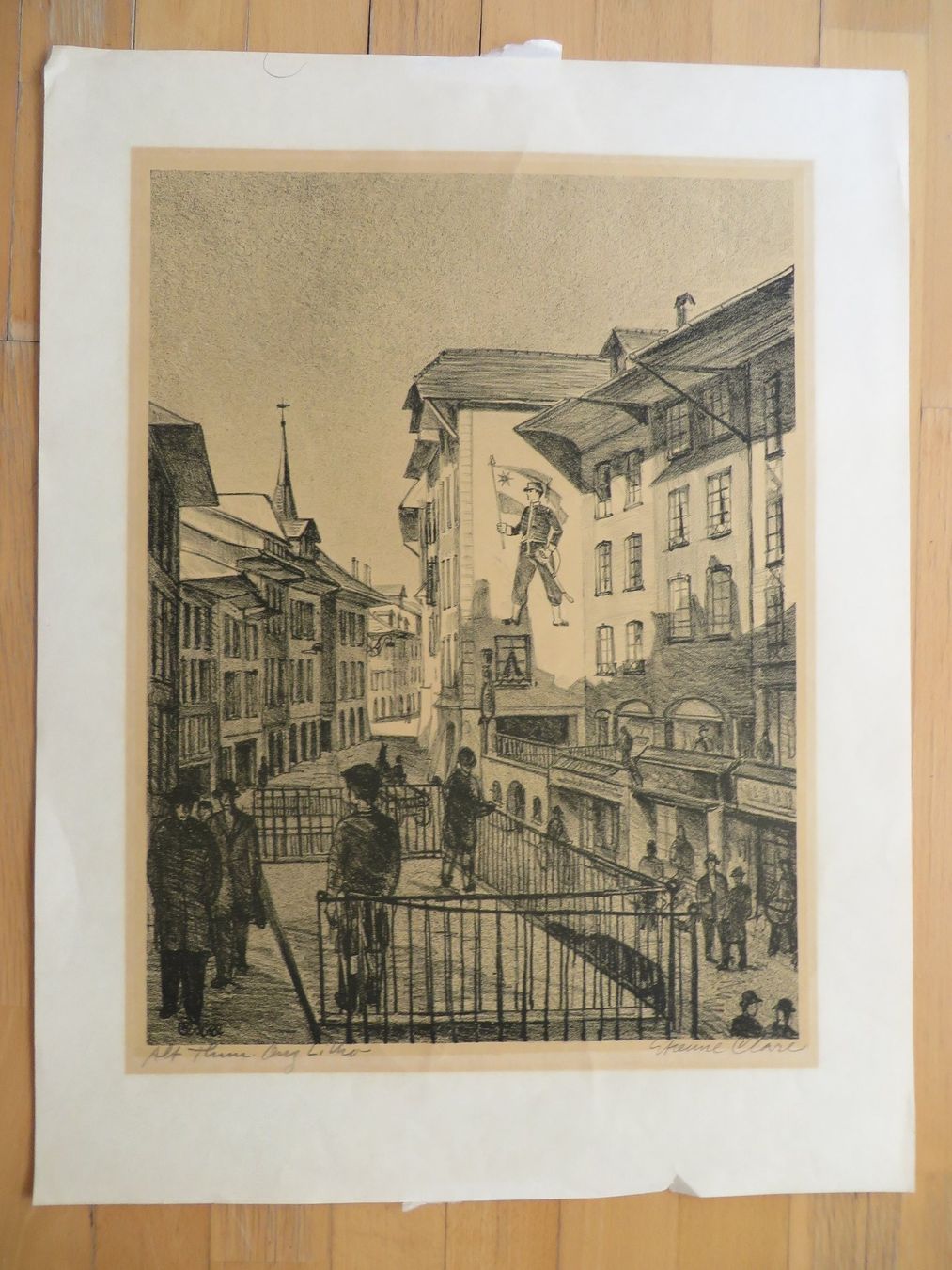 Grafiken & Lithographien: Etienn Clare original-Litho – Gebraucht aus Bad Ragaz von FutureZ