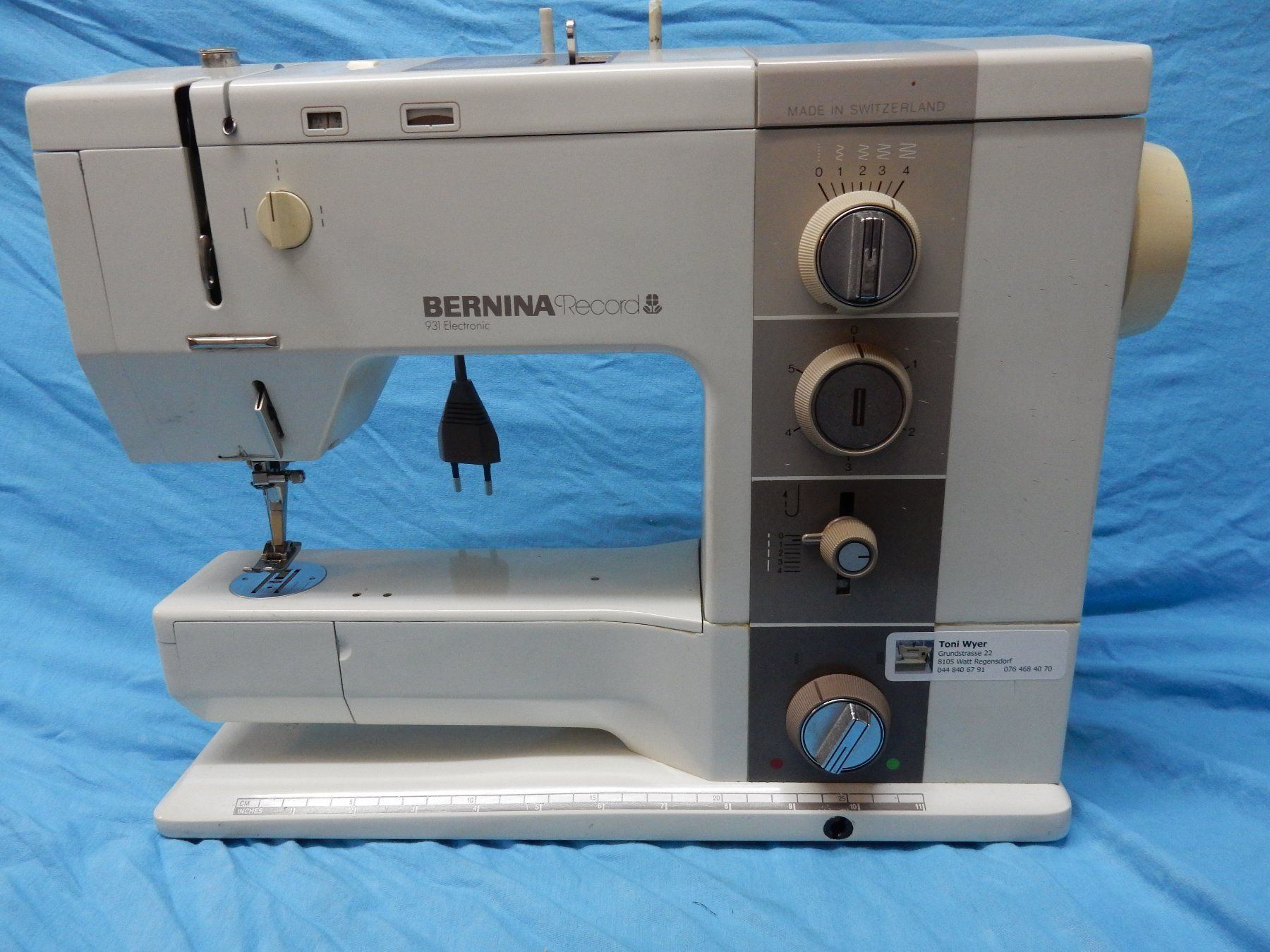 Bernina Machines à coudre: Bernina 931    ****Schnäppli ab Fr. 1.00****       26082 – D'occasion à Watt par Mariposa49 1