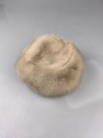 Pelzkappe Damen beige Grösse M guter Zustand