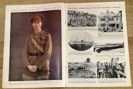 1940 WW2 - THE ILLUSTRATED LONDON NEWS - King George England