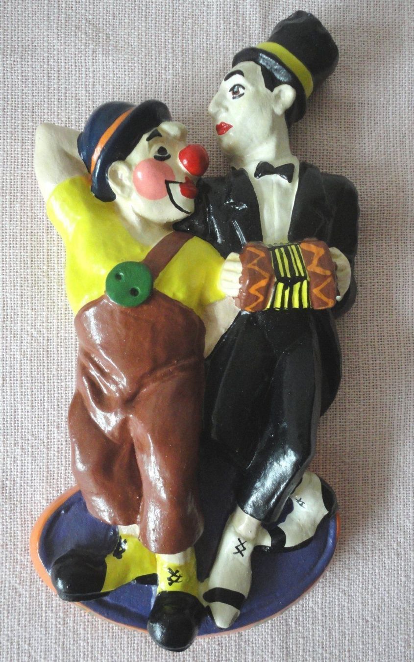 Statuette: Zirkus-Clowns Keramik-Figuren – Usato da zürich venduto da parts5060 1