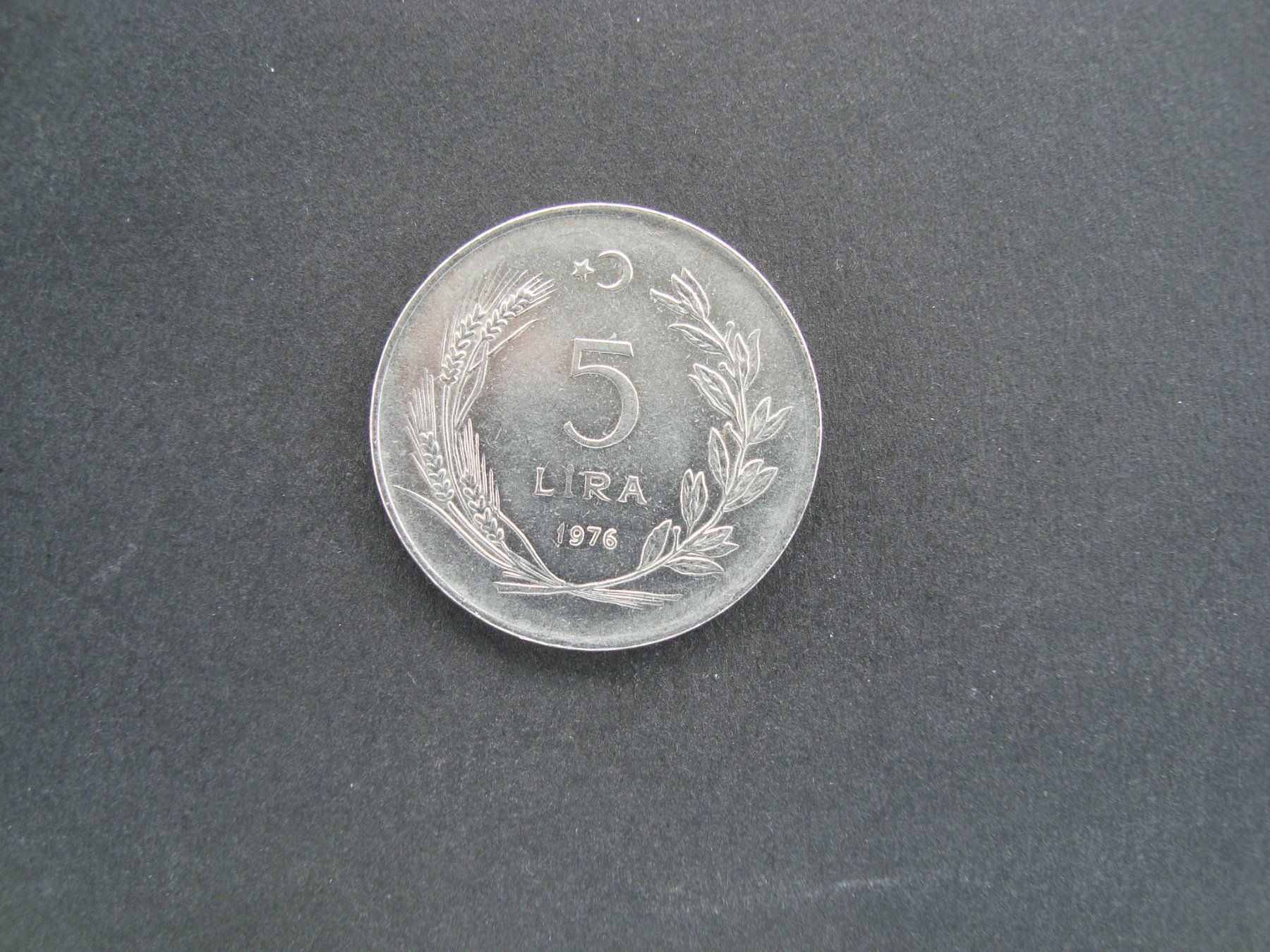 Alle Münzen: Türkei 5 Lira 1976 – Gebraucht aus Gelterkinden von Cakir