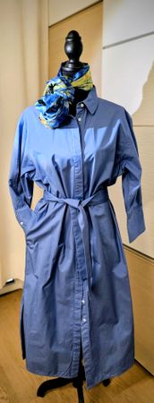 Chemise Robe Bleu Ciel, Taille M - Look Printemps/Été ✨