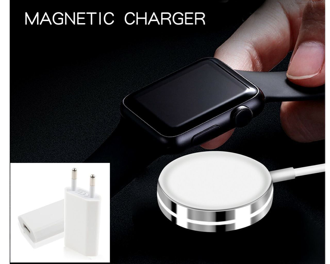 Accessori per Smartwatch: 2in1 Silber Magnetisch apple watch +stec – Nuovo (secondo la descrizione) da Kirchdorf AG venduto da Apost008 1