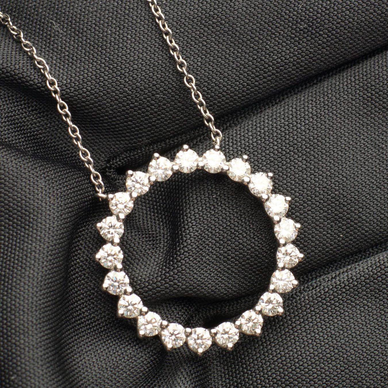 Tiffany & Co. Catenine: Authentique Collier TIFFANY & CO Open circle diamants – Usato da Carouge GE venduto da TLD 8