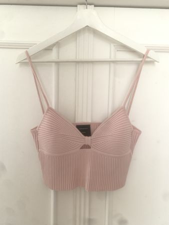 Massimo Dutti Studio Top Rosa Grösse S TOP