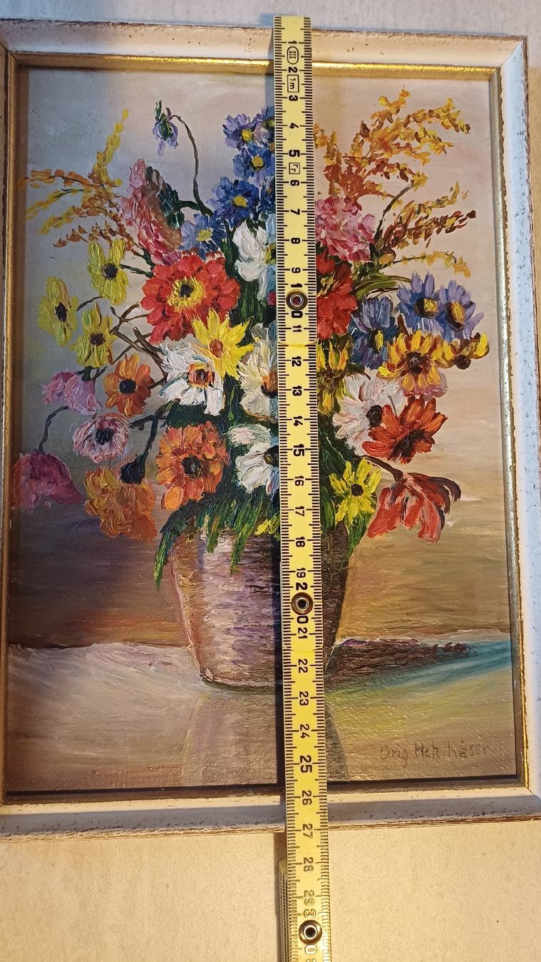 Dipinti: Schönes Blumenbild Handgemalt  – Usato da Flawil venduto da Pinkmalibu 2