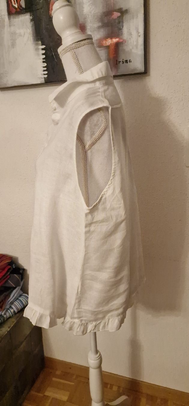 Blusen: Leinen Blend Bluse Gr L – Gebraucht aus St. Gallen von mania03 3