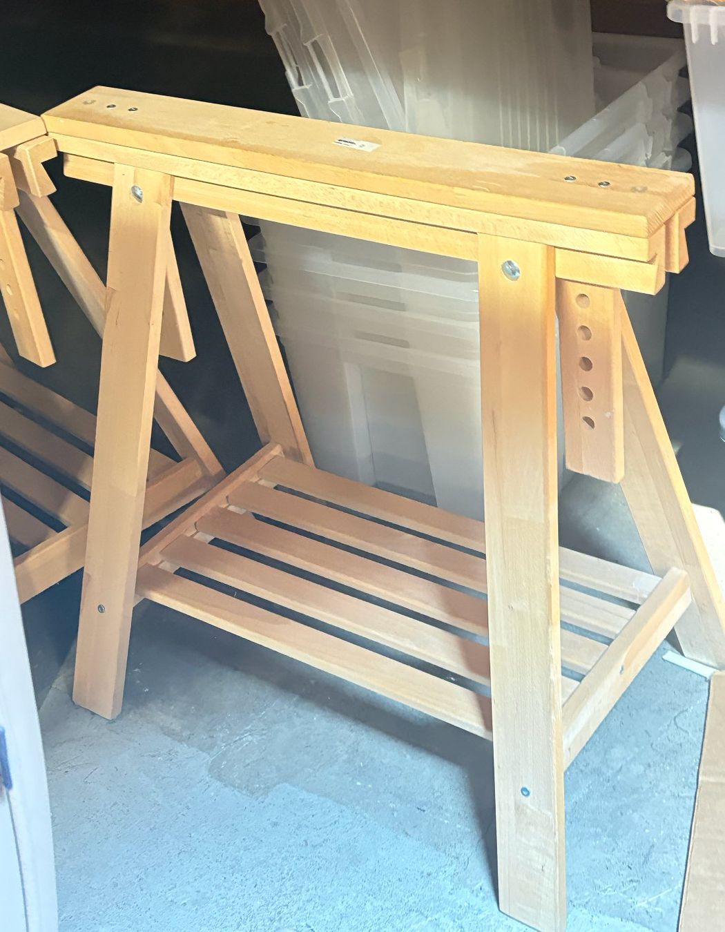 Ikea Sonstige Büroeinrichtungen: Ikea Holzbock Tischbeine Zwei Stk. – Gebraucht aus Zürich von felinecion 1