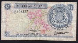 Singapur 1 Dollar 1972