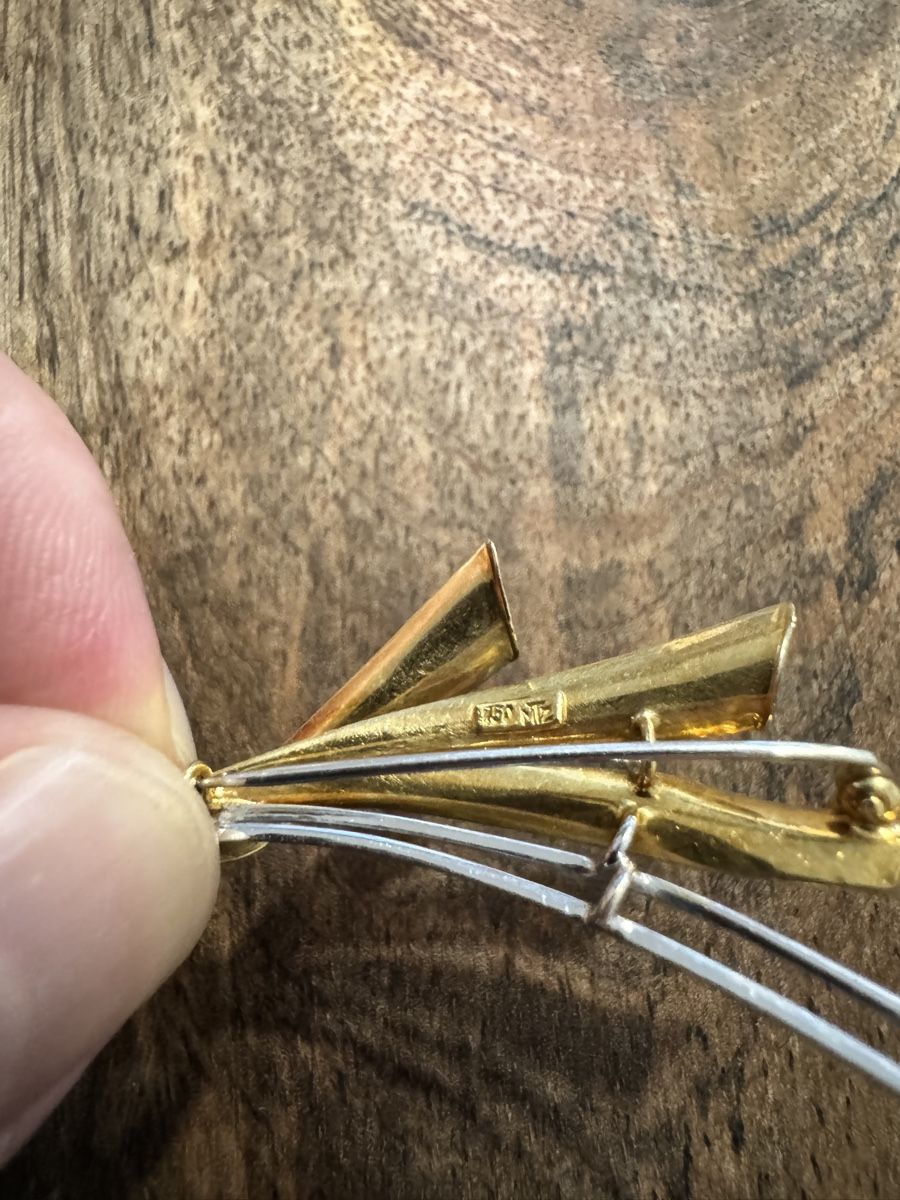 Broschen & Nadeln: Elegante 750 Goldene  Brosche – Gebraucht aus Zürich von rom_mm69 2