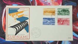 CL32 Enveloppe + Timbre Suriname 1963
