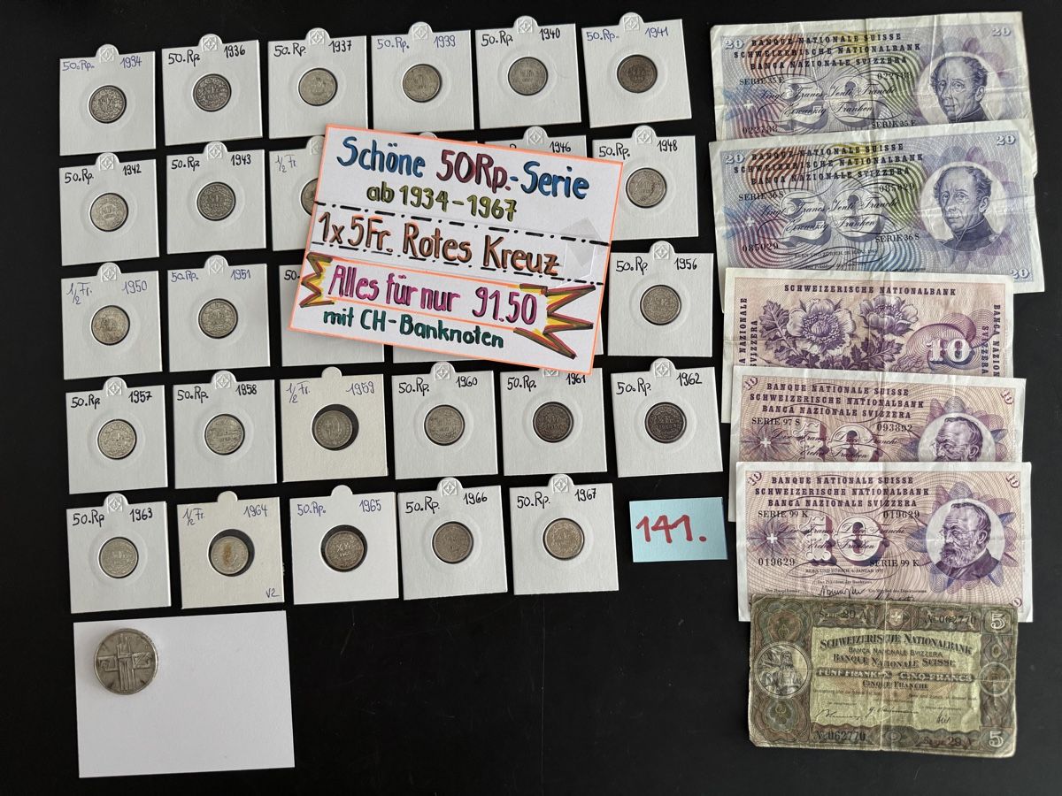 Tutti le monete: Schöne 50Rp. Serie – Usato da Engi venduto da kasi09