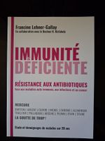 Livre Immunité Déficiente Résistance aux antibiotiques Étude