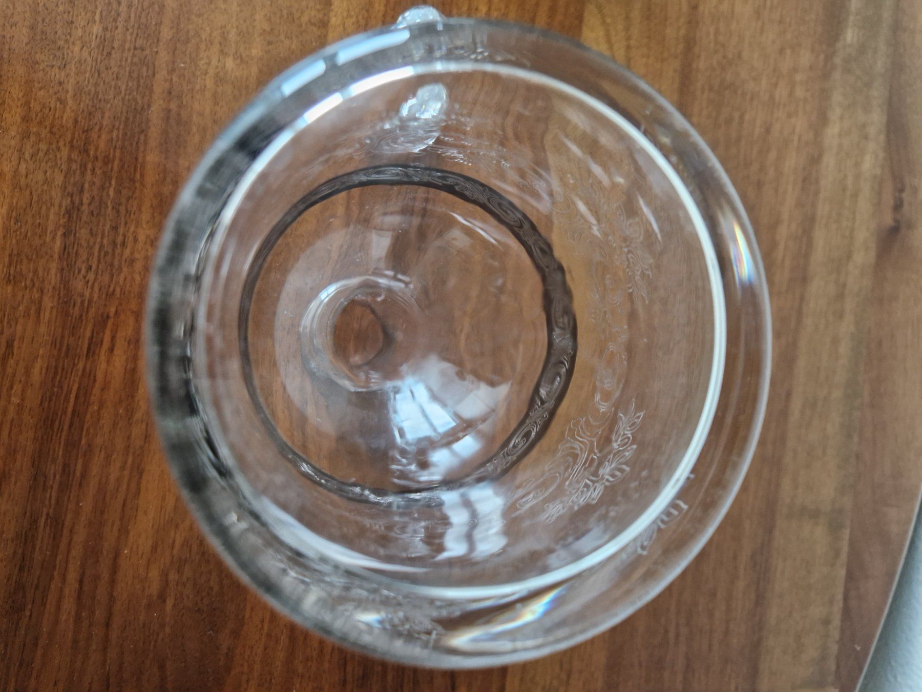 Caraffe: Glaskaraffe mit Platinrand und Gravur – Nuovo (secondo la descrizione) da Bern venduto da Antikbatik 8