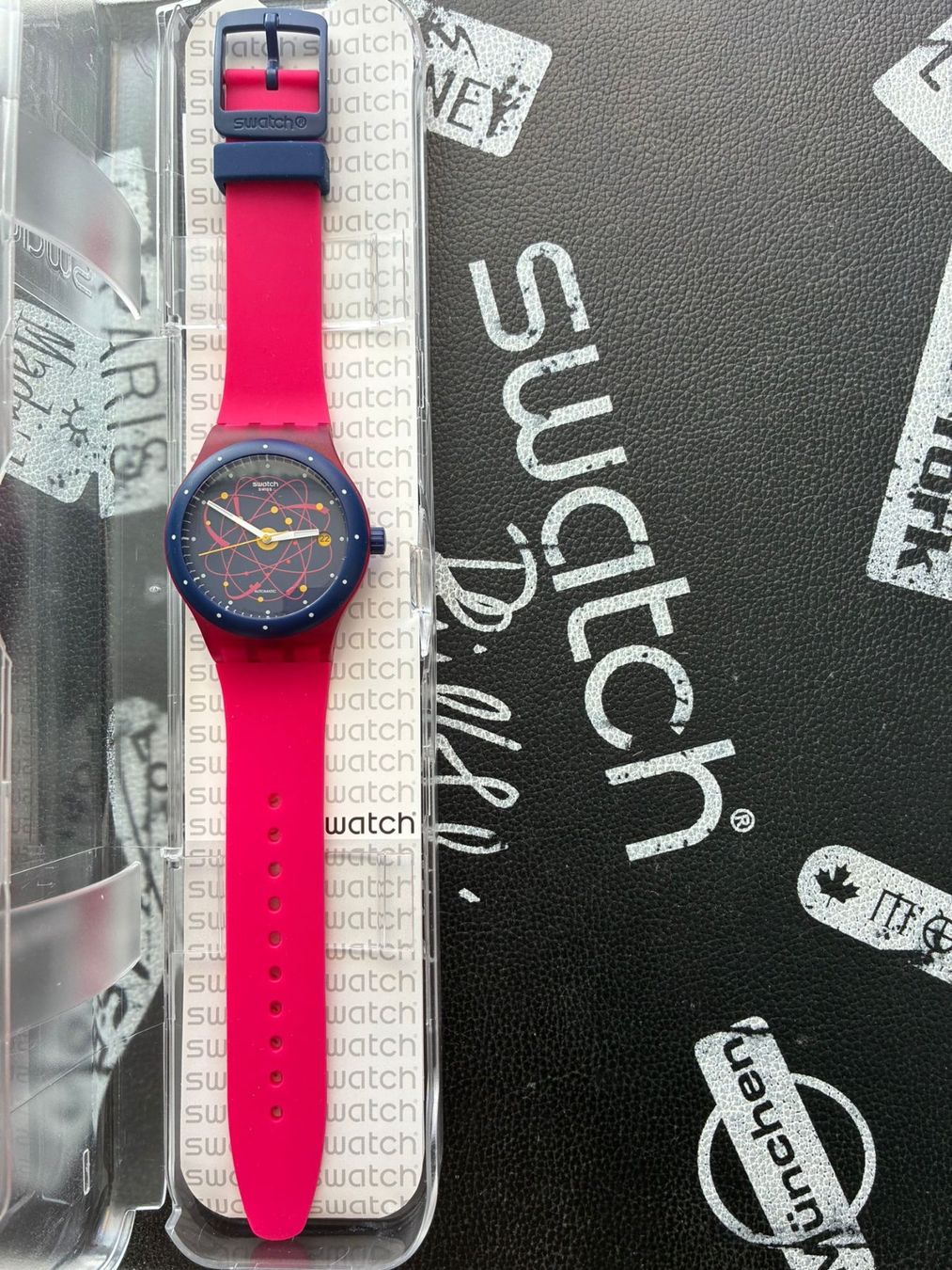 Swatch Orologi: Swatch Uhr Automatic Sistem Pink SUTR401 – Nuovo (secondo la descrizione) da Orpund venduto da Dracaris77