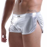 NEUES Erotik Herren Panty silber im Wetlook Gr. M - 223165