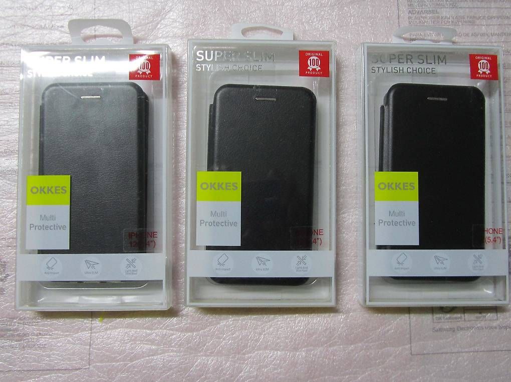 Covers & Schutzfolien: 3x Apple iPhone 12 Mini Leder Book Case  – Neu und originalverpackt aus moosseedorf von RTN10 1
