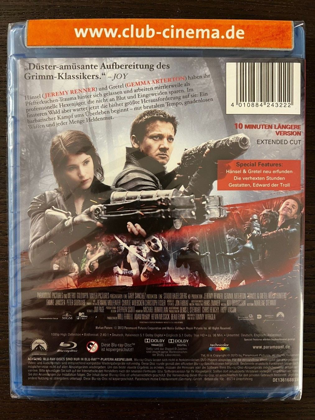 Tutti i DVDs: Hänsel & Gretel Hexenjäger – Nuovo e nell'imballaggio originale da Zürich venduto da Blu-ray_ZH 1