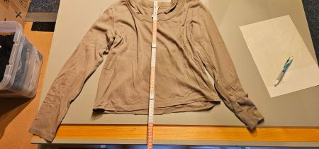Langarmshirt beige Grösse M Page One