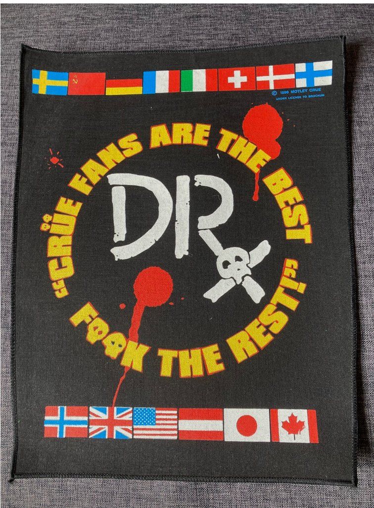 Patches: Mötley Crüe - Dr. Feeldgood - Backpatch - Rare Original 90`s – Neu (gemäss Beschreibung) aus Zürich von LustForLive
