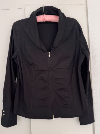 Schicke, schwarze Bluse/Sommerjacke Gerry Weber, Gr. 42