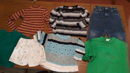 grosses Kleiderpaket für Mädchen, Grösse 110 (124)