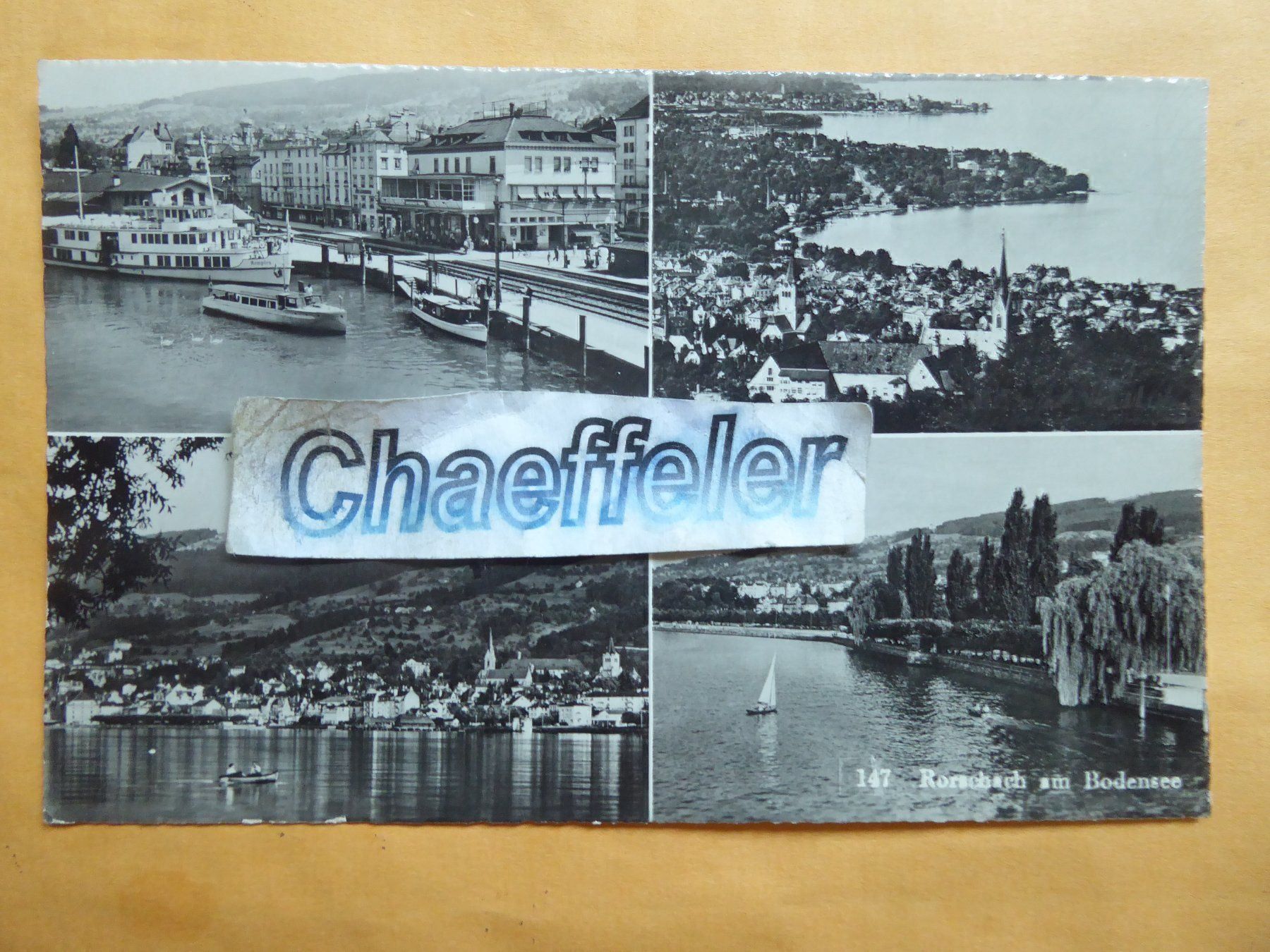 Cartoline postali: 147 Rorschach am Bodensee  1960 – Usato da Zürich venduto da Chaeffeler