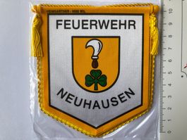 Vintage Fanion/Wimpel   FEUERWEHR  NEUHAUSEN