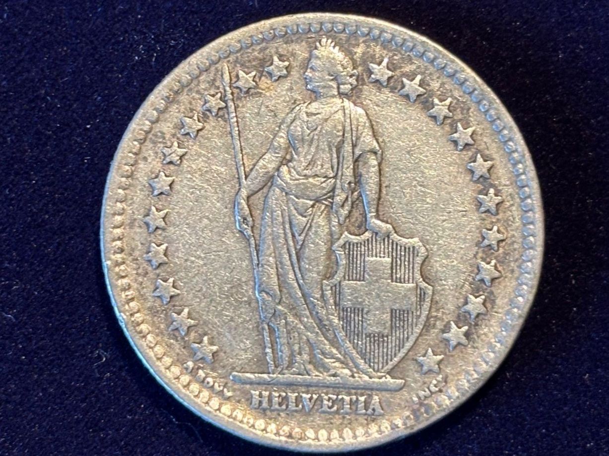 Tutti le monete: 2 Fr. Silbermünze 1944 – Usato da Salvenach venduto da Haeseli59 1