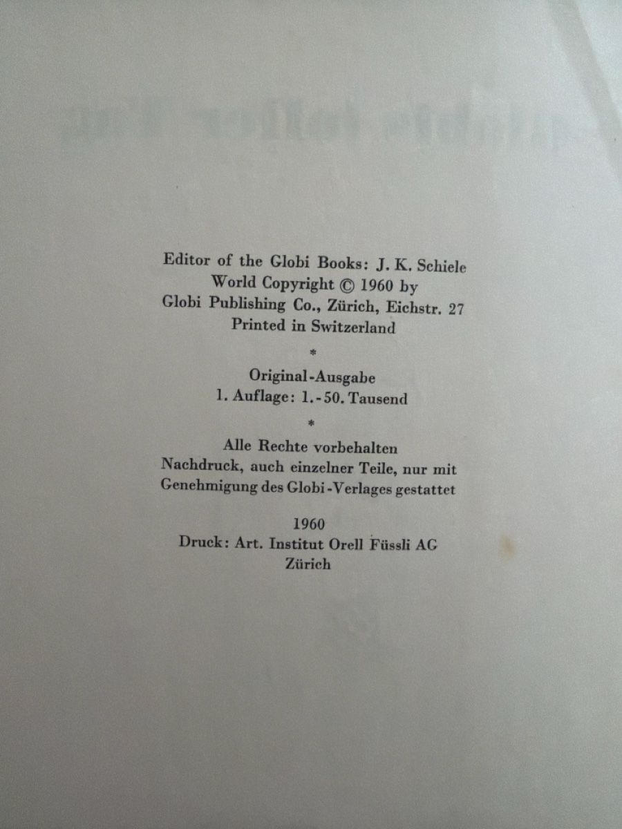 Livres: Globis toller Tag 1. Auflage 1960 – D'occasion à Wangen an der Aare par Ta_Ri 2