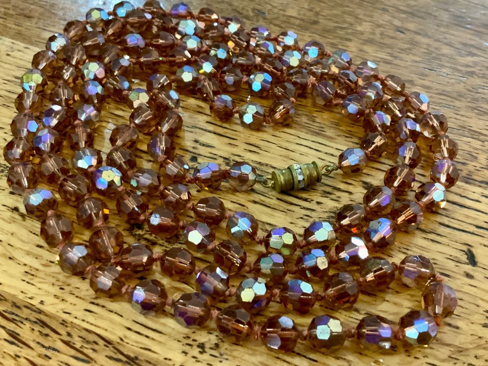 Collier 3 rangs années 50 - France