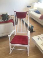Chaise à bascule vintage 70' en très bon état
