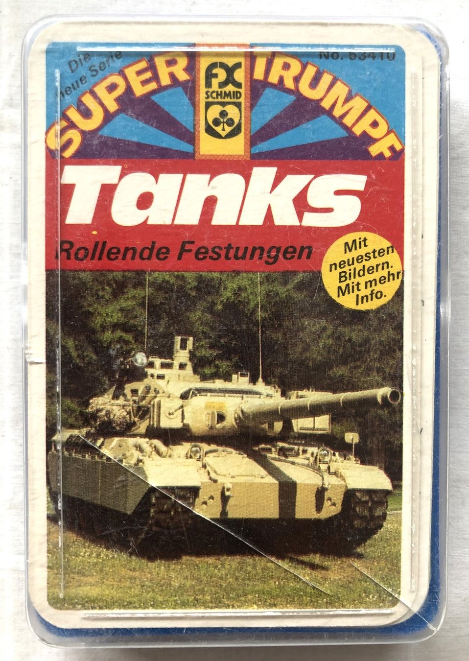 Giochi: Super Trumpf Quartett - Tanks - F.X.Schmid - 1980 – Usato da Schaffhausen venduto da durruti