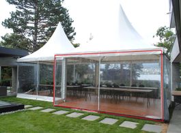 8 Seitenblache 5 m transparent "NEUWERTIG" Losberger 5 x 5 m